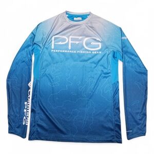 FG Columbia Men's PFG Performance Fishing Gear Long Sleeve Tee S